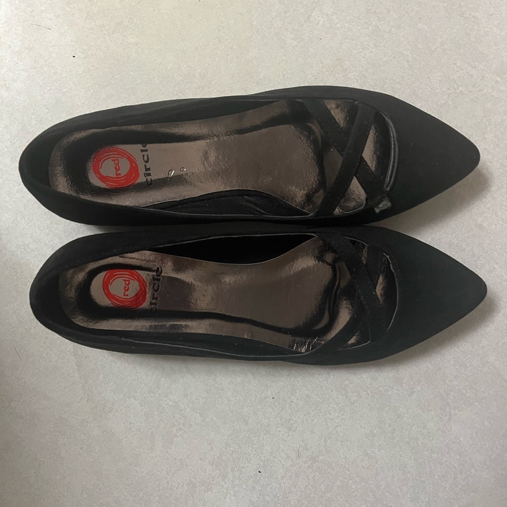 Velvet Pointed Flats - Size 8 - Minor Defect